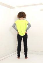 W25 - Simple stripe sweater with contrast back
