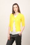 W06 Cropped V Cardigan