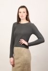 W08 Cropped Crew Sweater