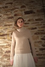 Cross Stitch Cute Guernsey Roll Neck