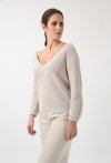 W66 Chunky Weekend V Neck 100% Cotton
