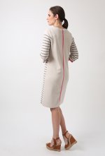W68 Tipped Matelot Dress 100% Cotton