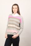 W10 Textured stripe sweater