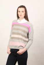 W10 Textured stripe sweater