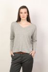 W12 Dot Detail V neck